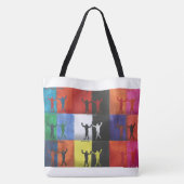 Pop art no.1 by Yeshaya Dank - unity & harmony トートバッグ (裏面)