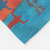 Pop art no.1 by Yeshaya Dank - unity & harmony フリースブランケット (角)