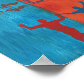 Pop art no.1 by Yeshaya Dank - unity & harmony ポスター (角)