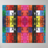 Pop art no.1 by Yeshaya Dank - unity & harmony ポスター (正面)