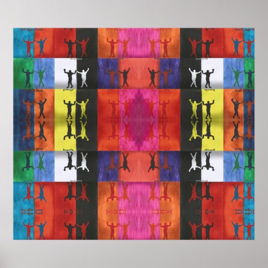 Pop art no.1 by Yeshaya Dank - unity & harmony ポスター (正面)