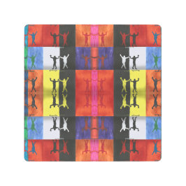 Pop art no.1 by Yeshaya Dank - unity & harmony メタルプリント