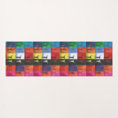 Pop art no.1 by Yeshaya Dank - unity & harmony ヨガマット (裏面(横))