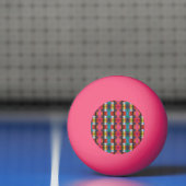 Pop art no.1 by Yeshaya Dank - unity & harmony 卓球ボール (ネット)