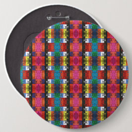 Pop art no.1 by Yeshaya Dank - unity & harmony 缶バッジ