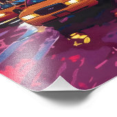 Pop Art: Noche en Times Square フォトプリント (角)