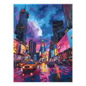 Pop Art: Noche en Times Square フォトプリント (正面)