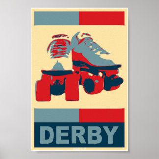 Pop Art  Patriotic Derby Poster ポスター
