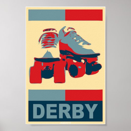 Pop Art  Patriotic Derby Poster ポスター (正面)
