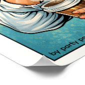 Pop Art Poster „WOW!“ – Attraktiver Mann Comic Wan ポスター (角)