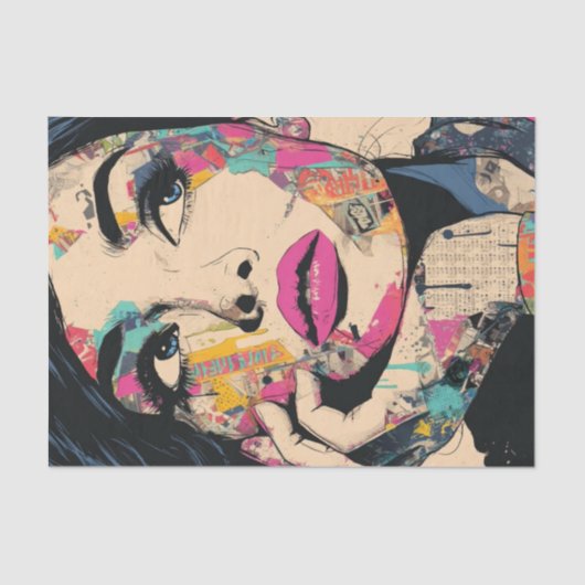 PoP Art Queen1  薄葉紙 (正面)