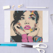 PoP Art Queen2 薄葉紙 (クラフト)