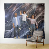 Pop Art Retro Space Party Decoration Backdrop タペストリー (インサイチュ(横))