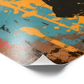 Pop Art Romance: Pareja y Bola de Disco フォトプリント (角)