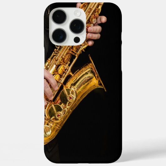 Pop Art Saxophone Player – Colorful Jazz  Case-Mate iPhoneケース (裏面)