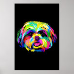 Pop Art Shih Tzu Dog Lovers ポスター<br><div class="desc">Pop Art Shih Tzu Dog Lovers 
Best gift idea for dog lovers.
With a funny design,  this will be a great gift for relatives,  
friends,  colleagues,  neighbors or yourself.
A version specially designed for dog owners.</div>