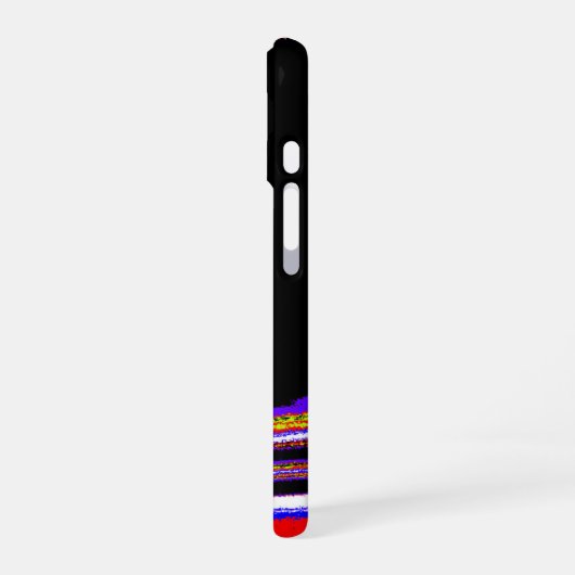 Pop Art Silhouette iPhone 16ケース (左側面)