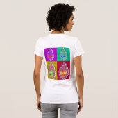 Pop Art Spectrum Faces Tee Tシャツ (裏面フル)