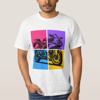 Pop Art Sports Bike Tシャツ