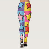 Pop Art Stars Leggings レギンス (裏面)
