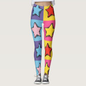 Pop Art Stars Leggings レギンス (正面)