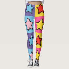 Pop Art Stars Leggings レギンス