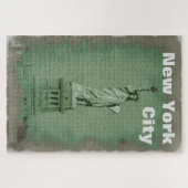 Pop Art Statue of Liberty New York City ジグソーパズル (横)