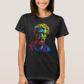 Pop Art Stoic Marcus Aurelius Stoicism Tシャツ (正面)