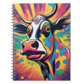 Pop Art: The Colorful Cow ノートブック (正面)