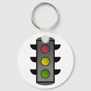 Pop Art Traffic Light キーホルダー