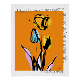 pop art -tulip- ポスター