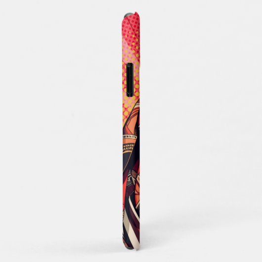 Pop Art Woman  Retro Chic Case-Mate iPhoneケース (裏面/右)