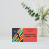 Pop Art Woman Tennis Player 名刺 (スタンド正面)