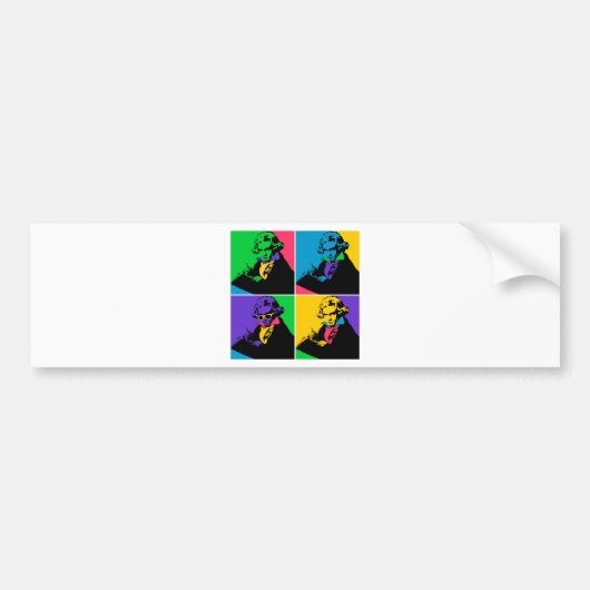 Pop Beethoven バンパーステッカー (正面)