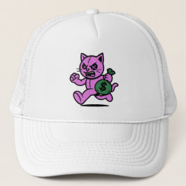 POP CAT THIEF フーディーデニムジャケットトラッカーズハット キャップ