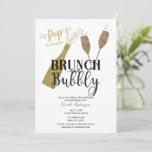 POP Champagne ブランシュ＆バブル ブライズシャワー 招待状 (スタンド正面)