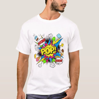 Pop Crash Ice Creams T-Shirt – Fun Summer Dessert  Tシャツ