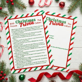 Pop Culture Christmas Trivia Game Sheet チラシ