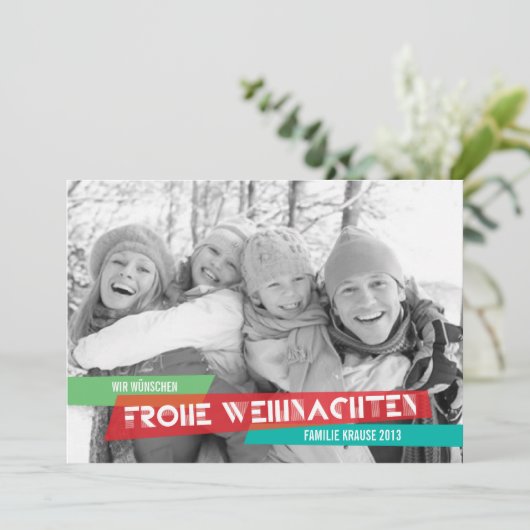 Pop der Farbe Weihnachtskarte シーズンカード (スタンド正面)