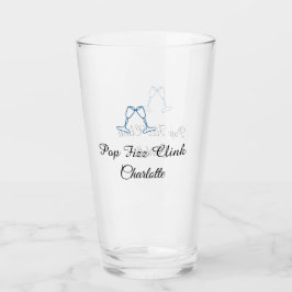 Pop fizz clink blue champagne bottle new year タンブラーグラス