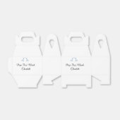 Pop fizz clink blue champagne bottle new year フェイバーボックス (折り畳みなし)