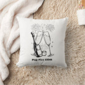Pop Fizz Clink T-Shirt | Luxury New Year クッション (ブランケット)