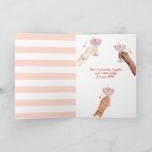 Pop Fizz Love Cocktail Cheer Happy Galentine's Day シーズンカード (内部)