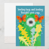 POP flower card -dandelion- 招待状 (正面/裏面)