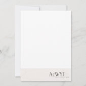 POP flower card -gerbera- サイズ 12.7cm x 17.8cm, 封筒 招待状 (裏面)