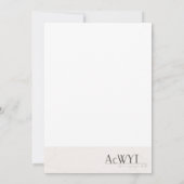 POP flower card -tulip-  招待状 (裏面)