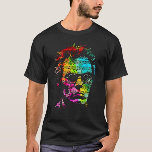 Pop Franz Schubert Music Composer Pianist 1 Tシャツ (正面)