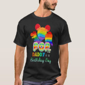 Pop It Daddy Of The Birthday Boy Tシャツ (正面)