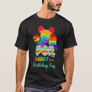 Pop It Daddy Of The Birthday Boy Tシャツ