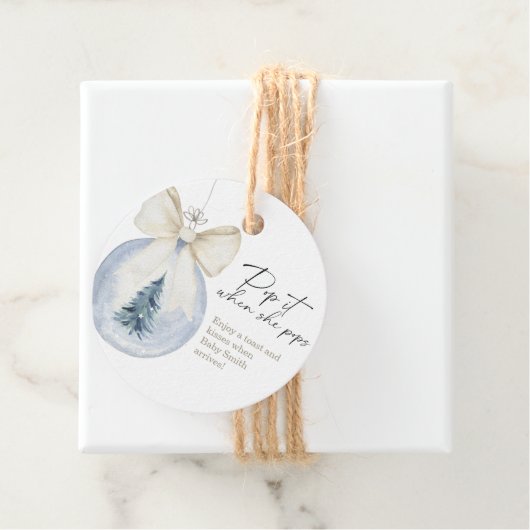 Pop it when she pops elegant Christmas tree フェイバータグ (インサイチュ)